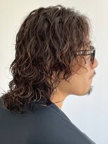 ラギッド 大野城店(RUGGED)&nbsp;スパイラルパーマ 束感パーマ ロングヘア ウルフカット