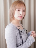 カバーヘアアンドスパ ブリス 浦和(COVER HAIR&SPA bliss) ダブルカラーハニーブラウンハッシュカットレイヤーボブ20代Y