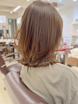 キアラ(Kchiara) ふんわり立ち上がるストレートくびれボブ【福岡Kchiara奥野】