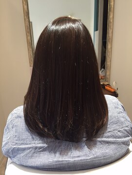 ゼロディグリースヘアデザイン(Zero degrees hair design) ナチュラルストレートカール 「ナチュカール」