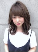 【ROULAND石川】ゆるふわ無造作カールくびれセミディ