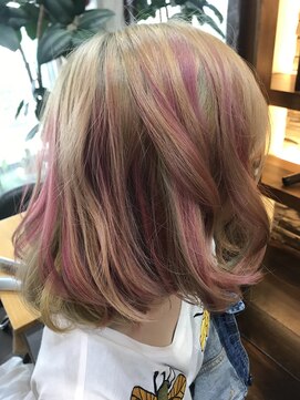 バランス ウィズ ケーズヘアー(VALANCE with k's hair) ユニコーンカラー
