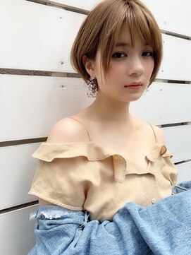 マリアバイアフロート(Maria by AFLOAT) 小顔丸みひし形ショートボブディ