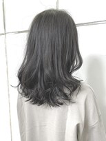 ニーフ 恵比寿(neaf)&nbsp;６トーンダークグレージュミディレイヤーカール　市毛裕也