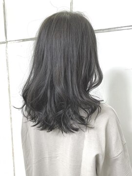 ニーフ 恵比寿(neaf) 6トーンダークグレージュミディレイヤーカール 市毛裕也