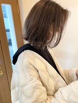 スムーク(smuk)&nbsp;【smuk】レイヤーボブ/ミルクティ/ベージュ/外はねボブ