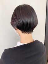 アイティーバイアルバム 八王子店(IT by ALBUM) ブラウンショート_くびれミディイヤリングカラー_ba332401