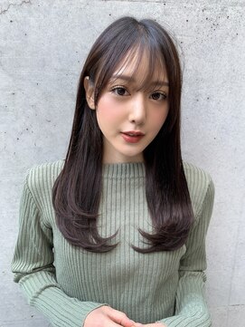 ロンド ロビン 栄(Lond robin) 【Lond robin】河野まい　韓国風/くびれヘア/メルティカラー