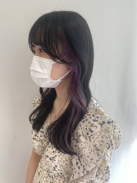 クイントネオリーブ 自由が丘正面口店(quint:neolive) インナーカラー　バイオレット