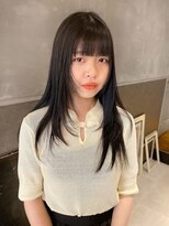 ボコカ(bococa)&nbsp;レイヤー　ロングヘア　アッシュグレー