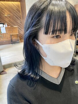 アデプト 金町店(adept) 【adept金町店　石崎Style】ブルーブラック