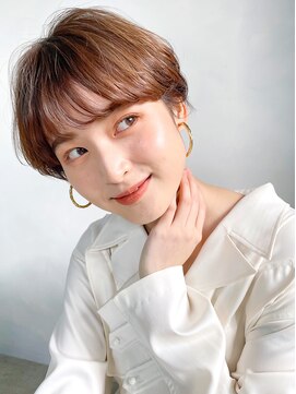 アイティー バイ アルバム 中野店(IT by ALBUM) マッシュショート_ショコラアッシュヘルシースタイル_69017