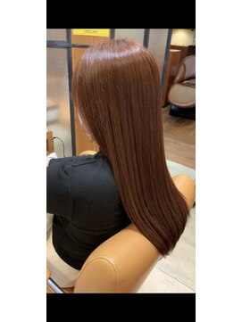 シュエット(chouette) ピンクブラウン×ロング