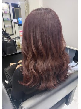 ヘアーデザイン ジェルム(Hair Design germe) ブリーチなしチェリーレッド #HIYORI