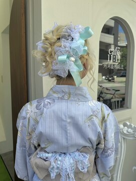 ハチ(HACHI) ボブでもアップスタイルに♪特別なヘアセットお任せください！