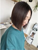 アーブル ヘアーアンドメイク(ARBRE) ブリーチダブルカラーハイライトボブ