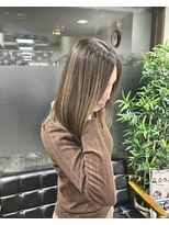 庵 ヘアー(hair) エアタッチバレイヤージュ(永井)