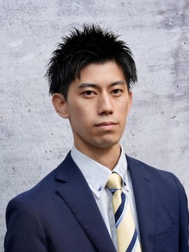 ロバーツヘアー 吉祥寺店 ビジネスショートアップバング〈吉祥寺/男性/メンズ/バーバー〉