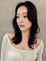 ロンド エスポワール 錦糸町(Lond espoir)&nbsp;〇デザインカラーレイヤーカットウェットヘアオリーブベージュ