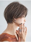 大人っぽいショートボブ