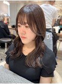 ■  前髪カタログアンブレラカラーこなれミディウェーブパーマ