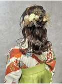 卒業式スタイル★ハーフアップアレンジ