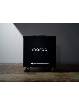 ヘッドスパの技術はもちろん◎シャンプーにmarbbマイクロバブルを導入！頭皮ケアから髪質改善を！