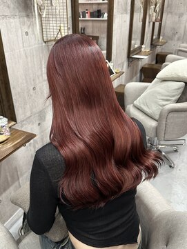 空 【fuumi】ワインレッド/ブリーチ