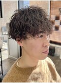 【戸田公園5分/メンズバーバー】波巻きパーマ