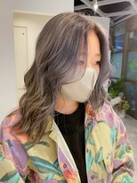 アンドファインヘアービューティー(AND FINE hair beauty)&nbsp;アッシュグレーカラー!!