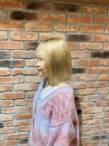 ファーレンピュアスウィート(fahren-pure-suite)&nbsp;切りっぱなしボブ/ハイトーンカラー