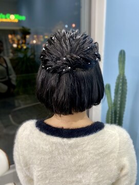 イコイ(ikoi) 【YKR】ハーフアップ×ボブ