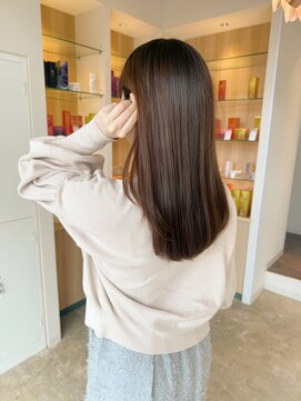 シダミノオ(sida MINOH) 【sida 池村】20代30代セミロングオリーブラウン