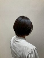 アクセ&nbsp;大人可愛い20代30代＊ショートボブ＊アッシュブラック黒髪暗髪