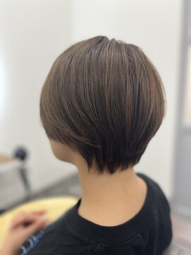 テーラヘアー 板橋店(TELA HAIR) ハンサムショート×ベージュ