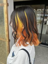 ワンバイワン(One×One)&nbsp;【林】Orange×Yellow デザインカラー