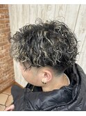スパイラルパーマ×ハイライト×カット