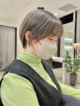 丸みショート/ショートボブ/大人ショートボブ/30代40代50代