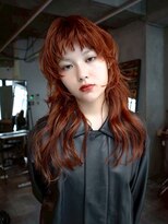 ギークス(GEEKS) 【GEEKS渋谷】ミディアムレイヤー/ウルフ/20代30代/ワンブリーチ