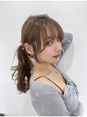 顔まわりレイヤー/もみれげ/レイヤーカット/もみれ毛