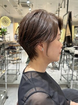 ラボー ノースプラザ店(LA'BO) 【LA'BO三浦】くびれショート/大人ショート/白髪ぼかし