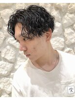 モアナ バイ ヘッドライト 那覇新都心(Moana by HEADLIGHT)&nbsp;Moana【那覇新都心】#波巻きパーマ#メンズヘア#20代30代40代50