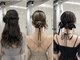 アルテフィーチェ 梅田(artefice)の写真/【結婚式・二次会・花火大会にも♪】カチモリ・リボン・ハーフアップなど、トレンド感たっぷりのヘアセット