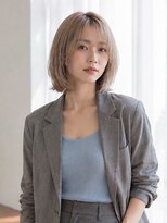 きいろのゾウ&nbsp;ハイトーンカラー/切りっぱなしボブ/シースルーバング