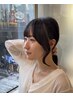 【安井限定】前髪、顔まわりカット+ケアカラー+premium髪質改善tr￥16500
