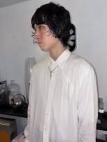 丹&nbsp;men's short bob perm.