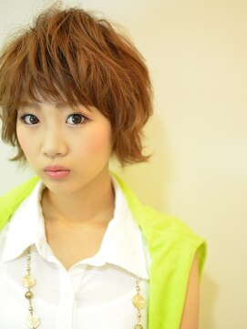 ヘアーデザイン ラボ プリモ(hair design labo Primo) ショート×ハイトーンカラー