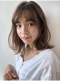 【GARDEN 田中麻由】外ハネレイヤー×ワンカールミディ