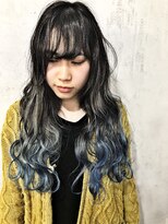 モノ アンド イニ(Mono & inni) 【奈良/inni hair】blue gradation