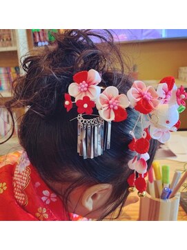 パルミエ(Palmier) 七五三ポニテアレンジ